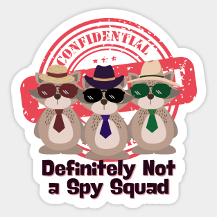 Spy Squad Sticker